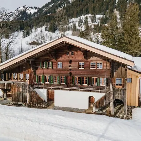17th Century Refurbished Farmhouse Ferienhaus Gsteig